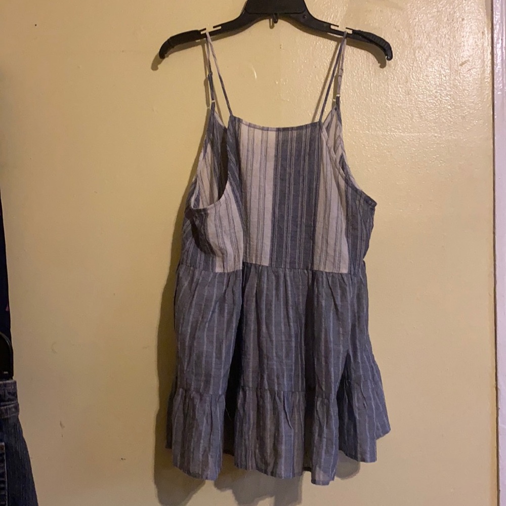 Spaghetti string blouse